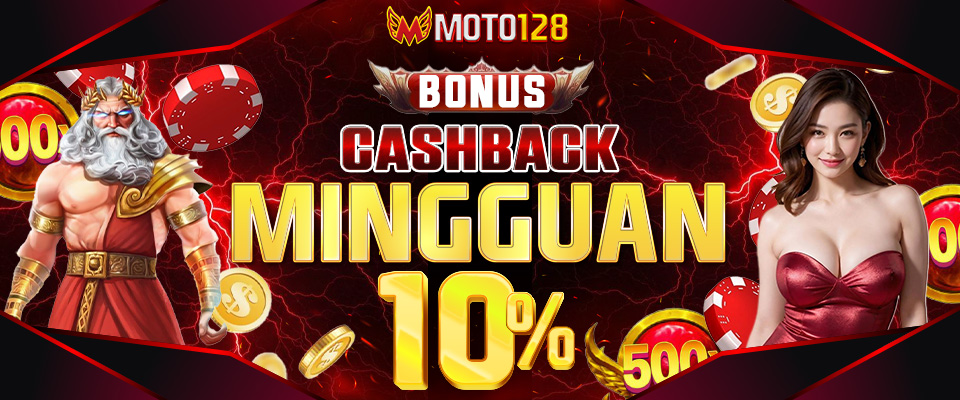Bonus Cashback Mingguan 10%